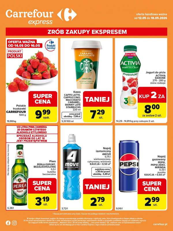 Carrefour Express - gazetka promocyjna Gazetka Express od wtorku 12.05 do poniedziałku 18.05 - strona 2