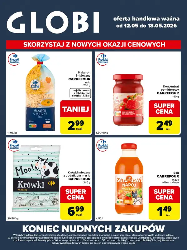 Globi - gazetka promocyjna Gazetka Globi od wtorku 12.05 do poniedziałku 18.05 - strona 2