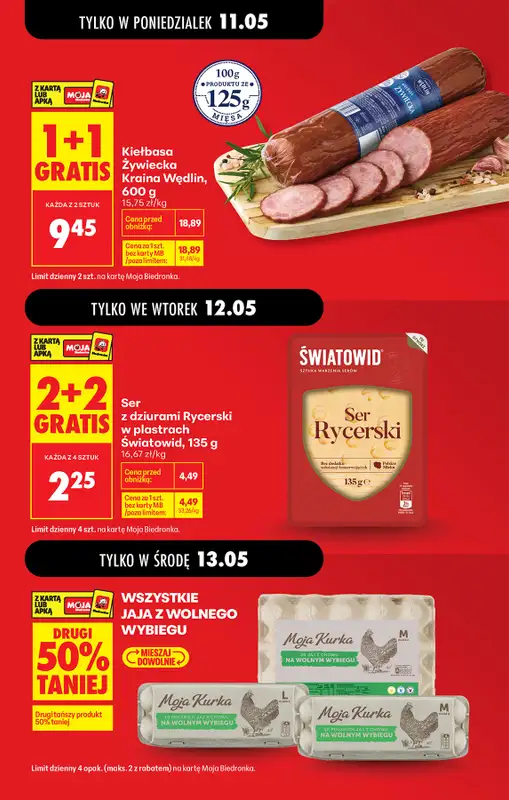 Biedronka - gazetka promocyjna Od poniedziałku, Z ladą tradycyjną od poniedziałku 11.05 do soboty 16.05 - strona 19