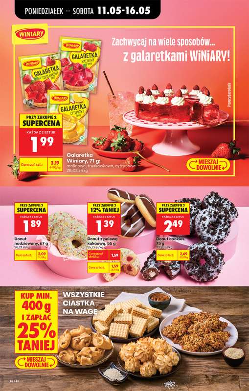 Biedronka - gazetka promocyjna Od poniedziałku, Z ladą tradycyjną od poniedziałku 11.05 do soboty 16.05 - strona 66