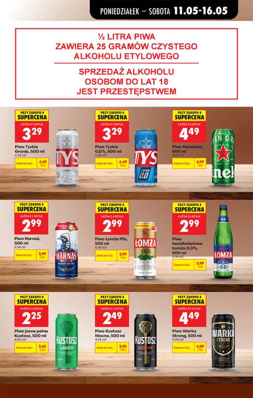 Biedronka - gazetka promocyjna Od poniedziałku, Z ladą tradycyjną od poniedziałku 11.05 do soboty 16.05 - strona 83