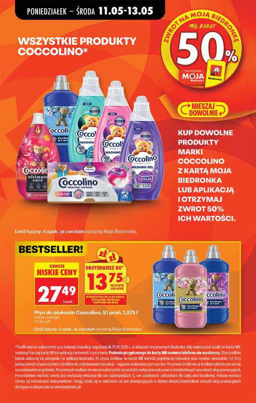 Biedronka - gazetka promocyjna Od poniedziałku, Z ladą tradycyjną od poniedziałku 11.05 do soboty 16.05 - strona 98