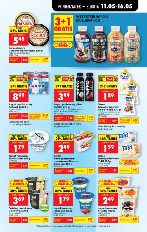 Biedronka - gazetka promocyjna Od poniedziałku, Z ladą tradycyjną od poniedziałku 11.05 do soboty 16.05 - strona 57