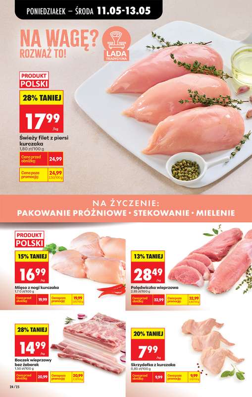 Biedronka - gazetka promocyjna Od poniedziałku, Z ladą tradycyjną od poniedziałku 11.05 do soboty 16.05 - strona 42