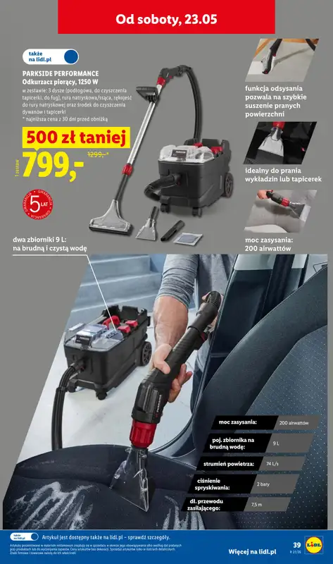 Lidl - gazetka promocyjna Katalog od poniedziałku 18.05 do soboty 23.05 - strona 47
