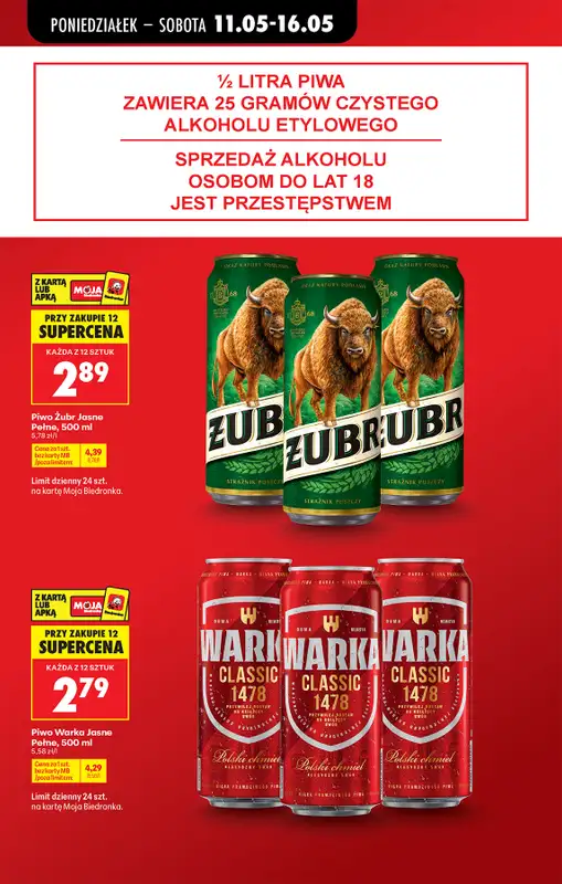 Biedronka - gazetka promocyjna Od poniedziałku, Z ladą tradycyjną od poniedziałku 11.05 do soboty 16.05 - strona 31