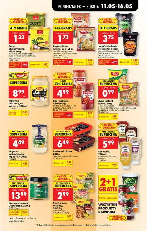 Biedronka - gazetka promocyjna Od poniedziałku, Z ladą tradycyjną od poniedziałku 11.05 do soboty 16.05 - strona 71