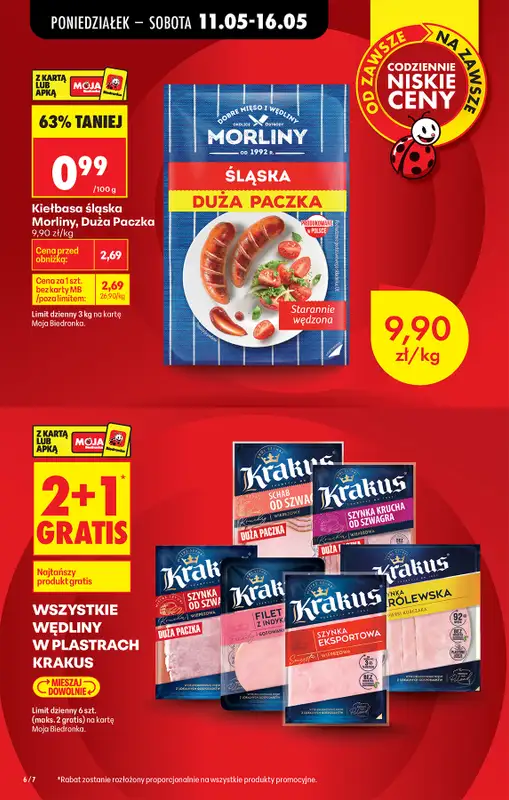 Biedronka - gazetka promocyjna Od poniedziałku, Z ladą tradycyjną od poniedziałku 11.05 do soboty 16.05 - strona 24