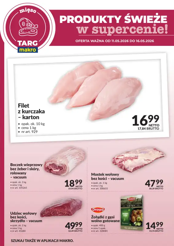 Makro - gazetka promocyjna Targ MAKRO - oferta świeża w super cenach! od poniedziałku 11.05 do soboty 16.05 - strona 2