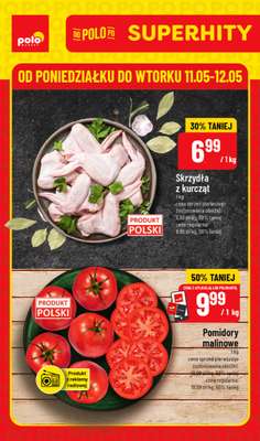 POLOmarket - gazetka promocyjna Super hity od poniedziałku 11.05 do wtorku 12.05