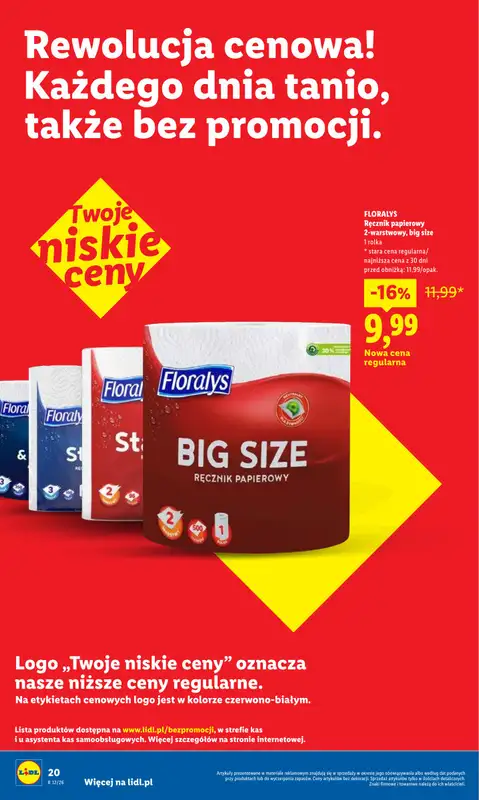 Lidl - gazetka promocyjna Rewolucja Cenowa!  do niedzieli 31.05 - strona 20