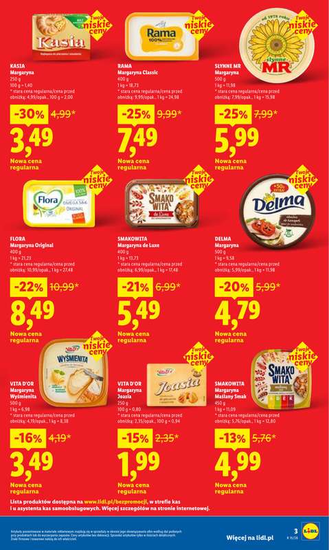 Lidl - gazetka promocyjna Rewolucja Cenowa!  do niedzieli 31.05 - strona 3
