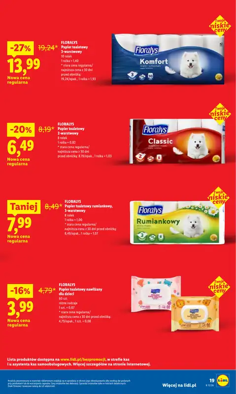 Lidl - gazetka promocyjna Rewolucja Cenowa!  do niedzieli 31.05 - strona 19