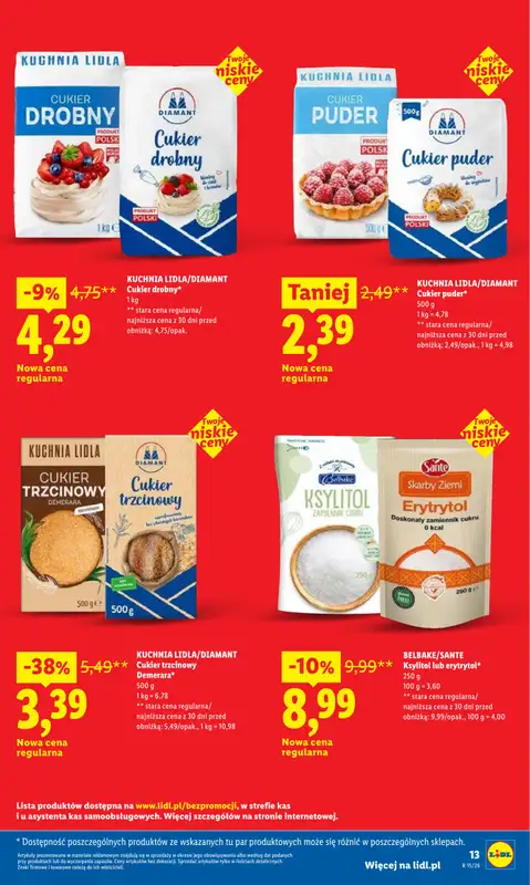 Lidl - gazetka promocyjna Rewolucja Cenowa!  do niedzieli 31.05 - strona 13