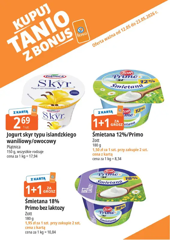 Leclerc - gazetka promocyjna Kupuj tanio z bonus od wtorku 12.05 do soboty 23.05 - strona 2