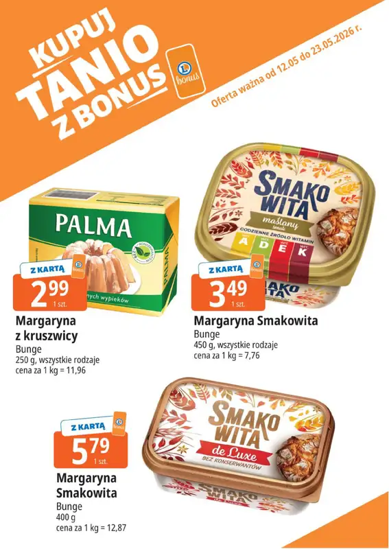 Leclerc - gazetka promocyjna Kupuj tanio z bonus od wtorku 12.05 do soboty 23.05 - strona 4
