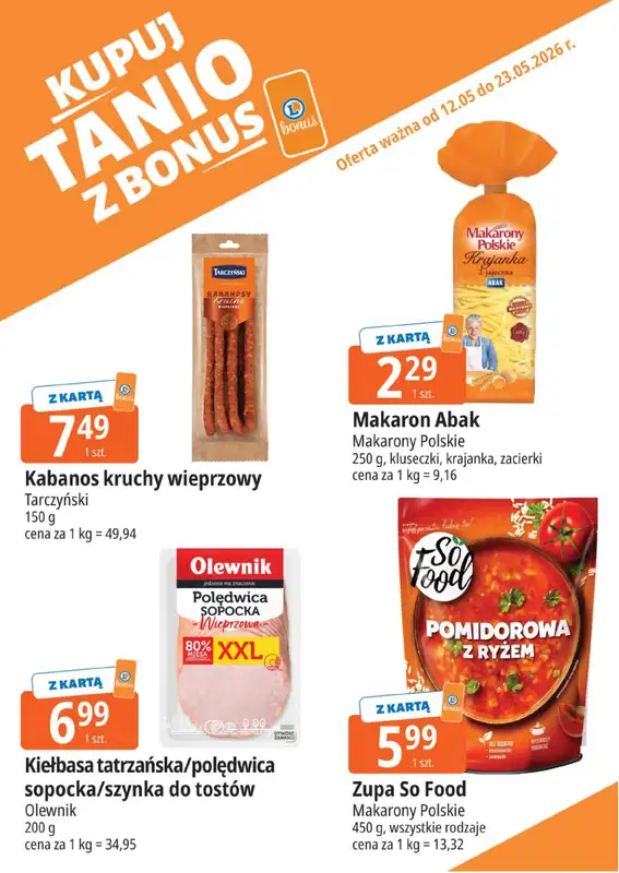 Leclerc - gazetka promocyjna Kupuj tanio z bonus od wtorku 12.05 do soboty 23.05 - strona 11
