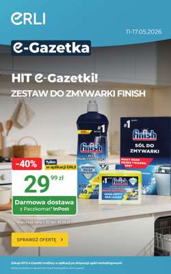 ERLI - gazetka promocyjna Twoje codzienne zakupy z dostawą? To się opłaca! od poniedziałku 11.05 do niedzieli 17.05