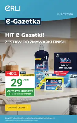 ERLI - gazetka promocyjna Twoje codzienne zakupy z dostawą? To się opłaca! od poniedziałku 11.05 do niedzieli 17.05