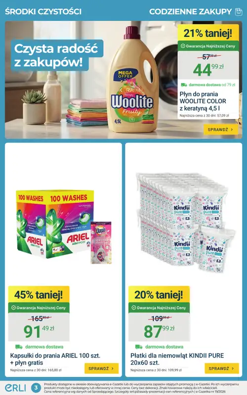 ERLI - gazetka promocyjna Twoje codzienne zakupy z dostawą? To się opłaca! od poniedziałku 11.05 do niedzieli 17.05 - strona 3