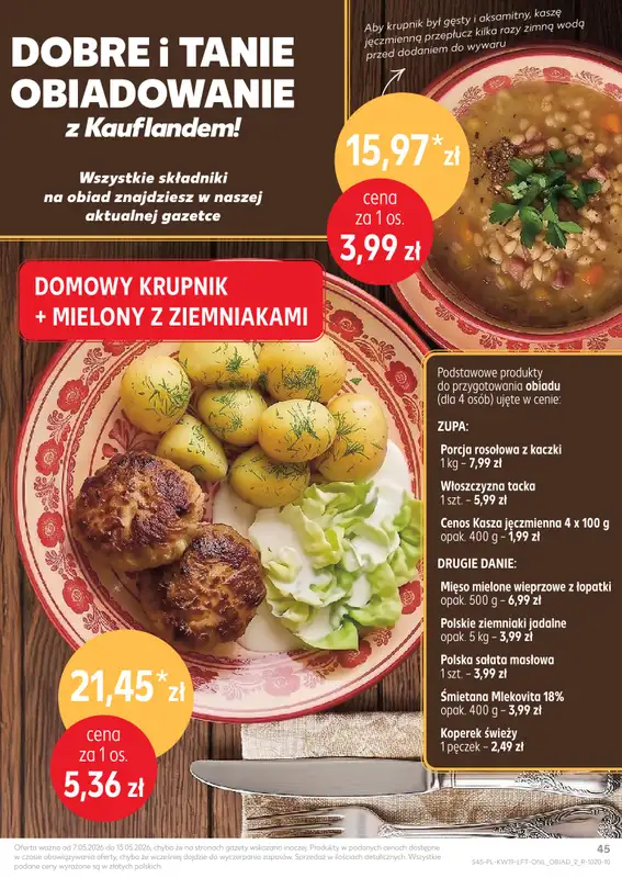Kaufland - gazetka promocyjna Gazetka Tygodnia od czwartku 07.05 do środy 13.05 - strona 45