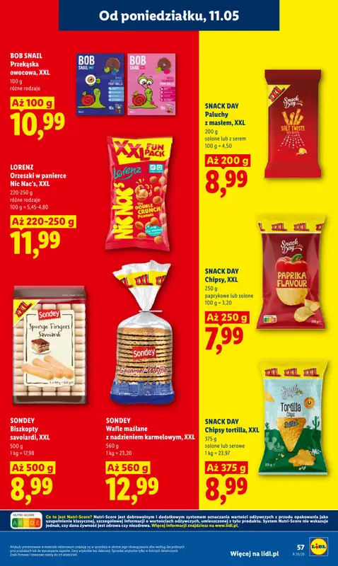 Lidl - gazetka promocyjna Oferta od poniedziałku od poniedziałku 11.05 do środy 13.05 - strona 57
