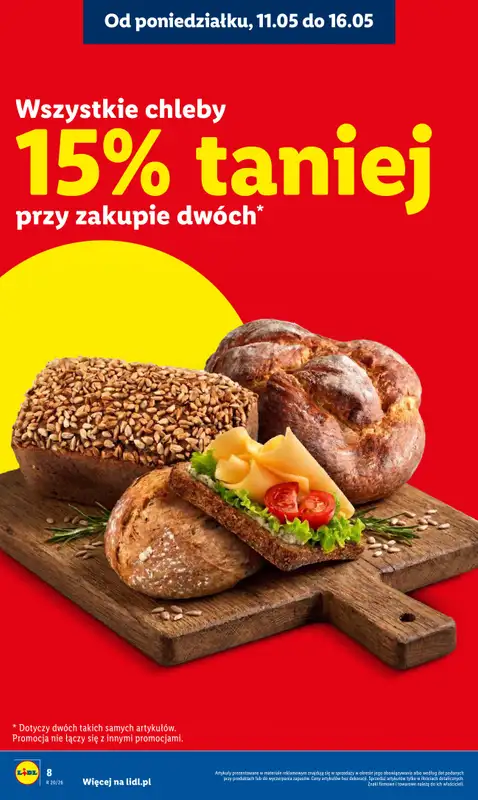 Lidl - gazetka promocyjna Oferta od poniedziałku od poniedziałku 11.05 do środy 13.05 - strona 8