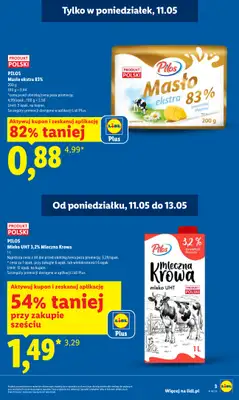 Lidl - gazetka promocyjna Oferta od poniedziałku od poniedziałku 11.05 do środy 13.05 - strona 3