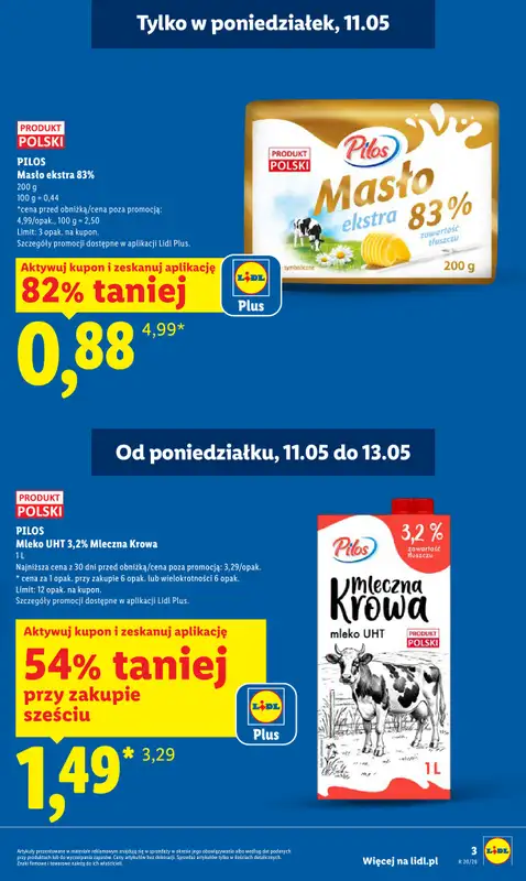 Lidl - gazetka promocyjna Oferta od poniedziałku od poniedziałku 11.05 do środy 13.05 - strona 3