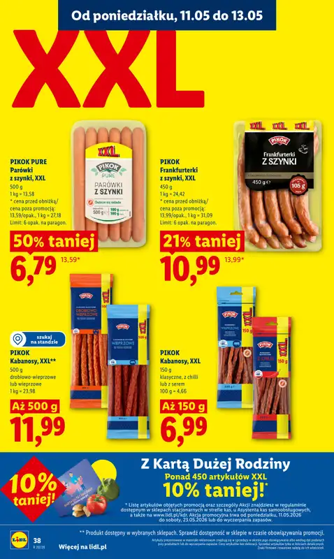 Lidl - gazetka promocyjna Oferta od poniedziałku od poniedziałku 11.05 do środy 13.05 - strona 38