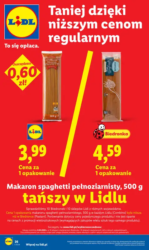 Lidl - gazetka promocyjna Oferta od poniedziałku od poniedziałku 11.05 do środy 13.05 - strona 26