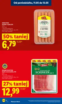 Lidl - gazetka promocyjna Oferta od poniedziałku od poniedziałku 11.05 do środy 13.05 - strona 4
