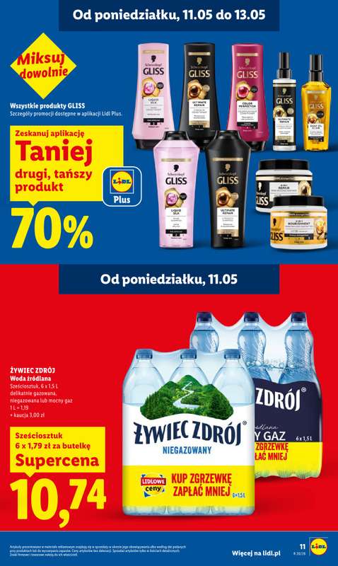 Lidl - gazetka promocyjna Oferta od poniedziałku od poniedziałku 11.05 do środy 13.05 - strona 11