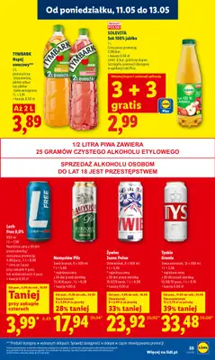 Lidl - gazetka promocyjna Oferta od poniedziałku od poniedziałku 11.05 do środy 13.05 - strona 55