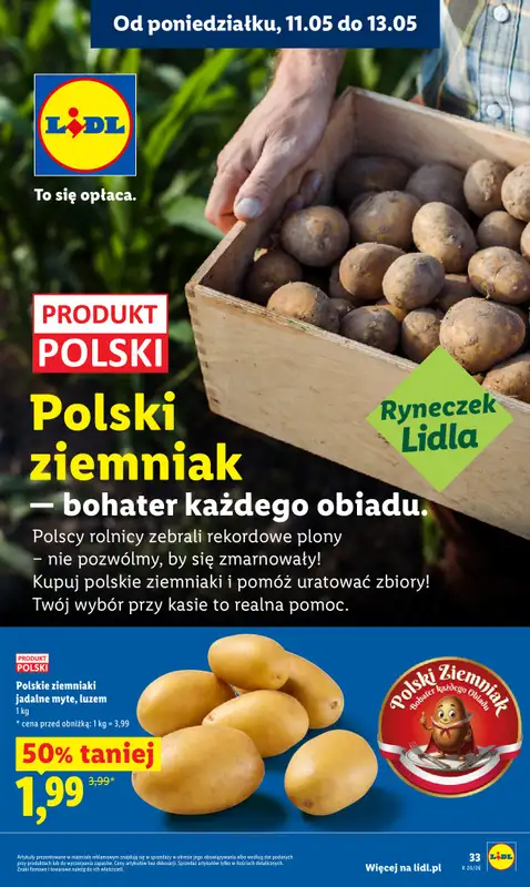 Lidl - gazetka promocyjna Oferta od poniedziałku od poniedziałku 11.05 do środy 13.05 - strona 33