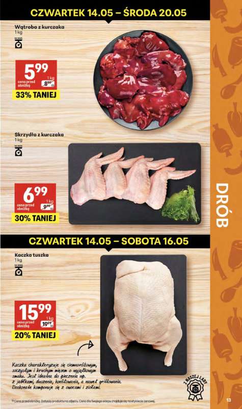 Delikatesy Centrum - gazetka promocyjna Gazetka  do środy 20.05 - strona 13