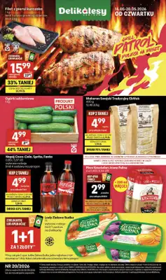 Delikatesy Centrum - gazetka promocyjna Gazetka  do środy 20.05