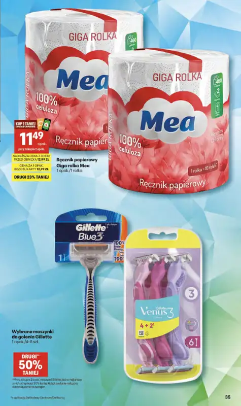 Delikatesy Centrum - gazetka promocyjna Gazetka  do środy 20.05 - strona 35