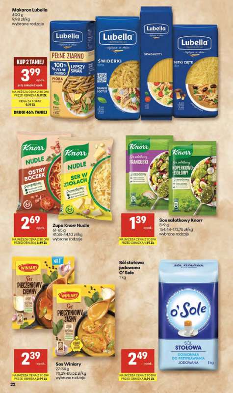 Delikatesy Centrum - gazetka promocyjna Gazetka  do środy 20.05 - strona 22
