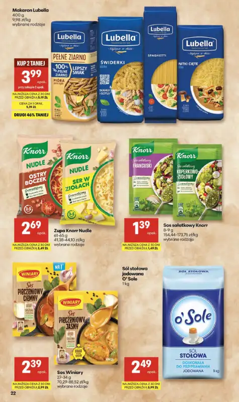 Delikatesy Centrum - gazetka promocyjna Gazetka  do środy 20.05 - strona 22
