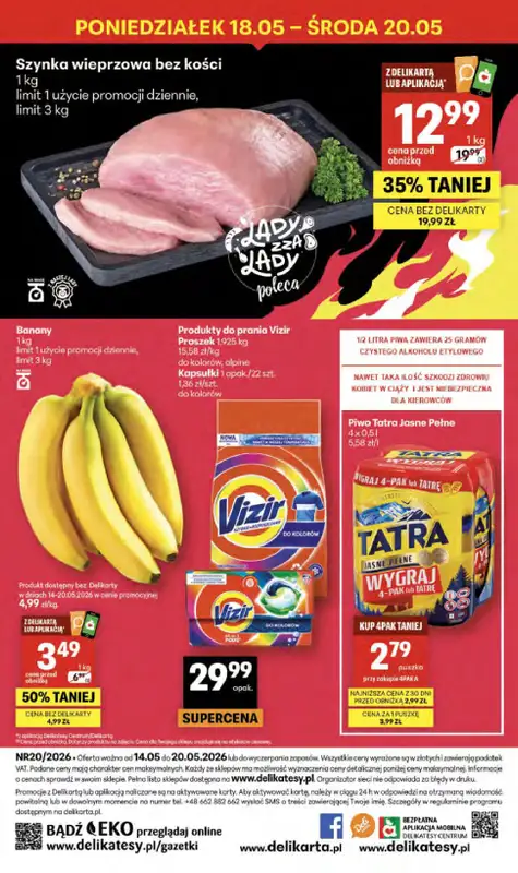 Delikatesy Centrum - gazetka promocyjna Gazetka  do środy 20.05 - strona 40