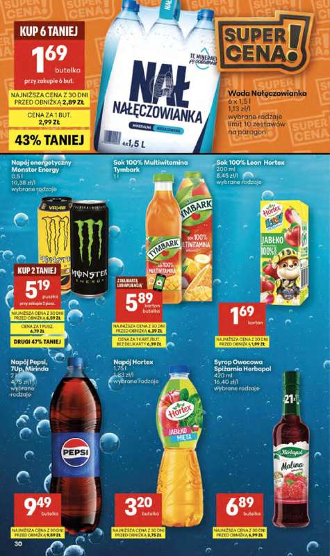 Delikatesy Centrum - gazetka promocyjna Gazetka  do środy 20.05 - strona 30