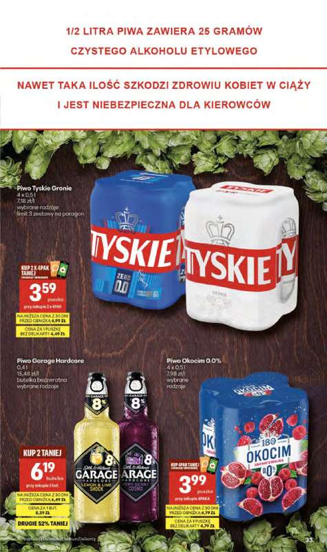 Delikatesy Centrum - gazetka promocyjna Gazetka  do środy 20.05 - strona 33