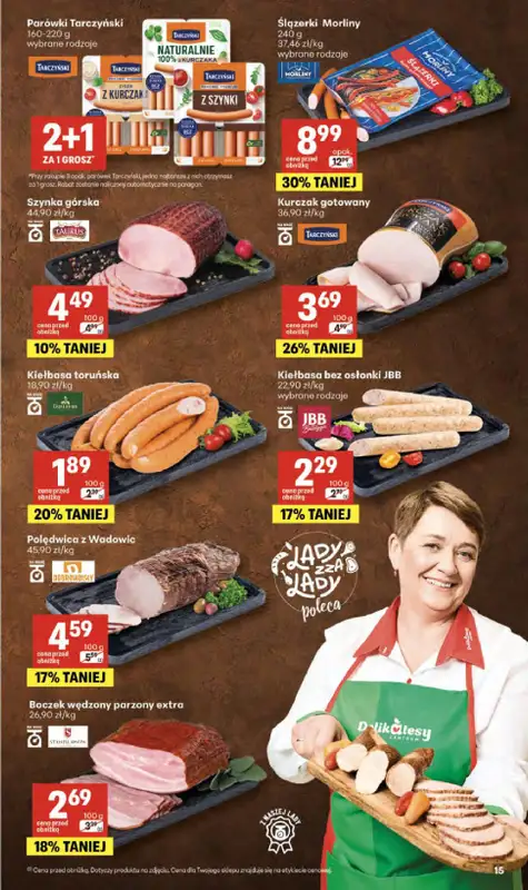 Delikatesy Centrum - gazetka promocyjna Gazetka  do środy 20.05 - strona 15