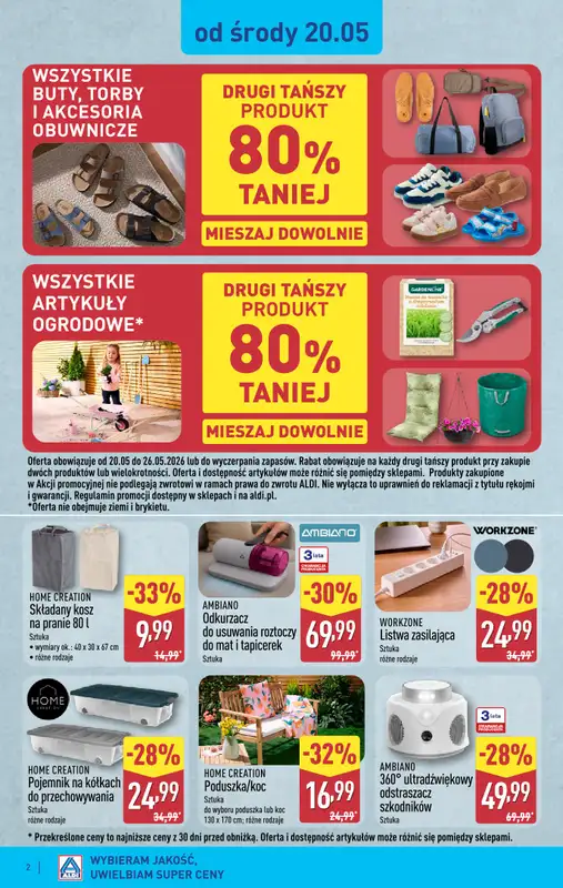 Aldi - gazetka promocyjna Aldi ma to coś! od środy 20.05 do soboty 23.05 - strona 2