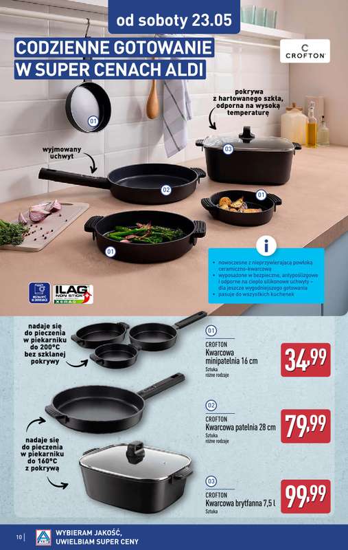 Aldi - gazetka promocyjna Aldi ma to coś! od środy 20.05 do soboty 23.05 - strona 10