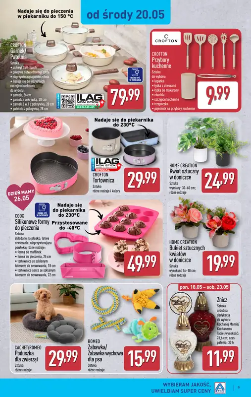 Aldi - gazetka promocyjna Aldi ma to coś! od środy 20.05 do soboty 23.05 - strona 9