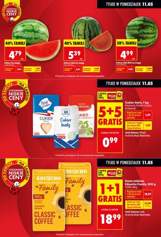 Biedronka - gazetka promocyjna Biedronkowe oszczędności od poniedziałku 11.05 do środy 13.05 - strona 2