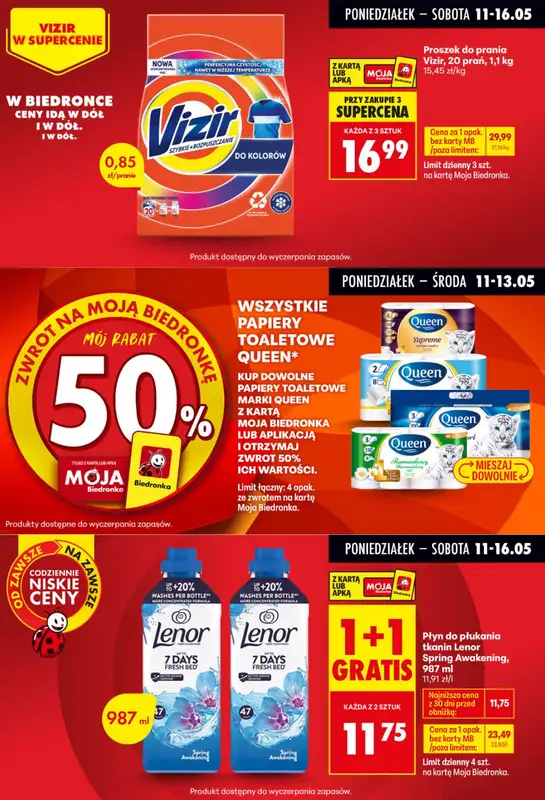 Biedronka - gazetka promocyjna Biedronkowe oszczędności od poniedziałku 11.05 do środy 13.05 - strona 10