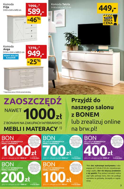 Black Red White - gazetka promocyjna Wiosenny powiew okazji do -50%! od poniedziałku 11.05 do środy 27.05 - strona 3